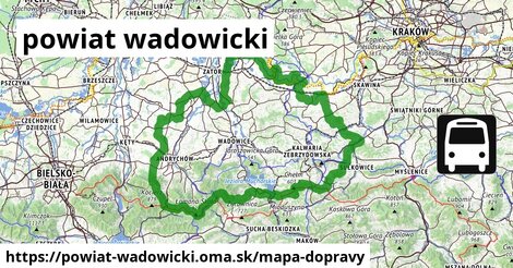 ikona Mapa dopravy mapa-dopravy v powiat-wadowicki