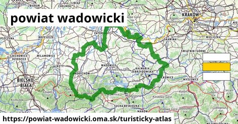 ikona Turistická mapa turisticky-atlas v powiat-wadowicki