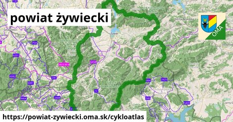 ikona Cyklo cykloatlas v powiat-zywiecki