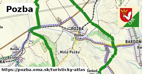 ikona Turistická mapa turisticky-atlas v pozba