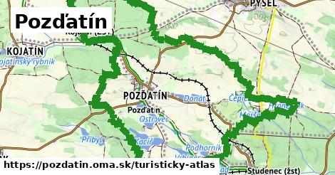 ikona Turistická mapa turisticky-atlas v pozdatin