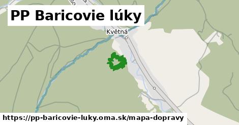 ikona PP Baricovie lúky: 0 m trás mapa-dopravy v pp-baricovie-luky
