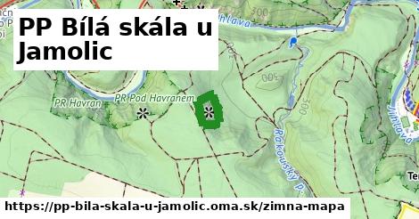 ikona Zimná mapa zimna-mapa v pp-bila-skala-u-jamolic