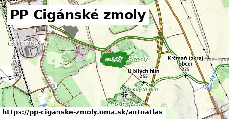 ikona Mapa autoatlas v pp-ciganske-zmoly