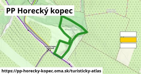 ikona PP Horecký kopec: 0 m trás turisticky-atlas v pp-horecky-kopec