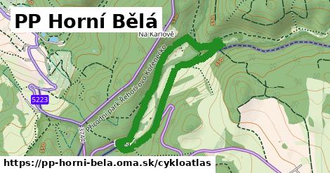 ikona Cyklo cykloatlas v pp-horni-bela