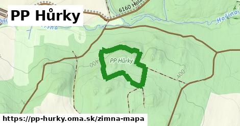 ikona PP Hůrky: 0 m trás zimna-mapa v pp-hurky