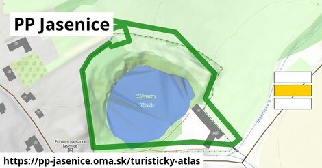 ikona PP Jasenice: 0 m trás turisticky-atlas v pp-jasenice