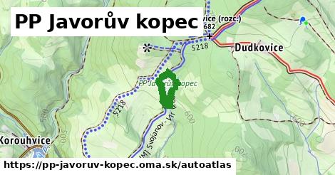 ikona Mapa autoatlas v pp-javoruv-kopec