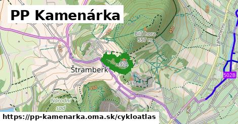 ikona PP Kamenárka: 0 m trás cykloatlas v pp-kamenarka