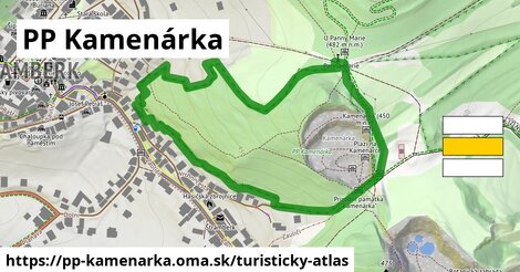 ikona Turistická mapa turisticky-atlas v pp-kamenarka