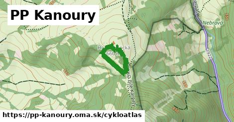 ikona PP Kanoury: 0 m trás cykloatlas v pp-kanoury