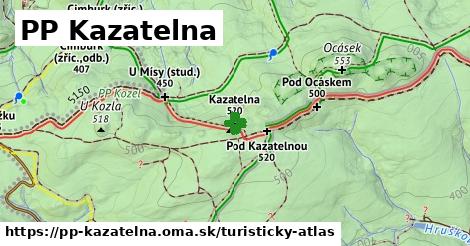 ikona Turistická mapa turisticky-atlas v pp-kazatelna