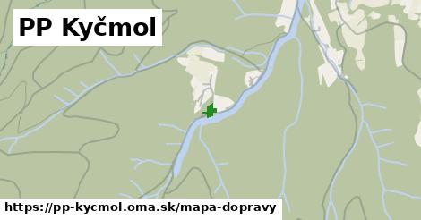 ikona PP Kyčmol: 0 m trás mapa-dopravy v pp-kycmol