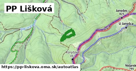 ikona Mapa autoatlas v pp-liskova