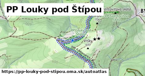 ikona Mapa autoatlas v pp-louky-pod-stipou