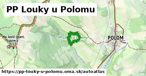 ikona Mapa autoatlas v pp-louky-u-polomu