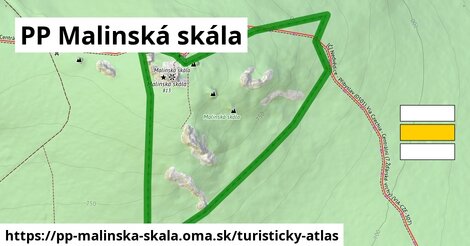 ikona Turistická mapa turisticky-atlas v pp-malinska-skala