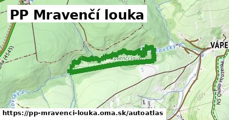 ikona Mapa autoatlas v pp-mravenci-louka