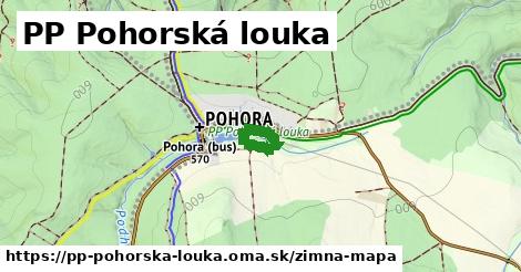 ikona PP Pohorská louka: 0 m trás zimna-mapa v pp-pohorska-louka