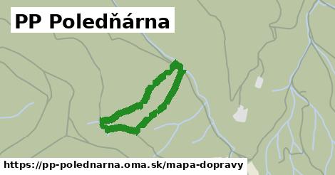 ikona PP Poledňárna: 0 m trás mapa-dopravy v pp-polednarna