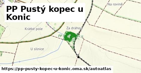 ikona Mapa autoatlas v pp-pusty-kopec-u-konic