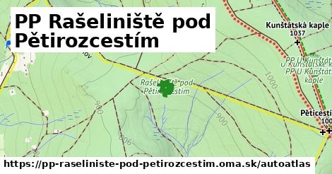 ikona Mapa autoatlas v pp-raseliniste-pod-petirozcestim