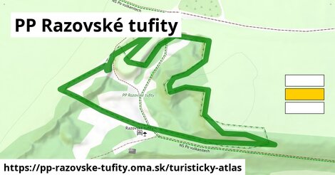 ikona Turistická mapa turisticky-atlas v pp-razovske-tufity