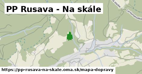 ikona PP Rusava - Na skále: 0 m trás mapa-dopravy v pp-rusava-na-skale