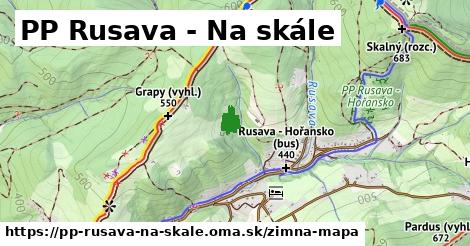 ikona Zimná mapa zimna-mapa v pp-rusava-na-skale