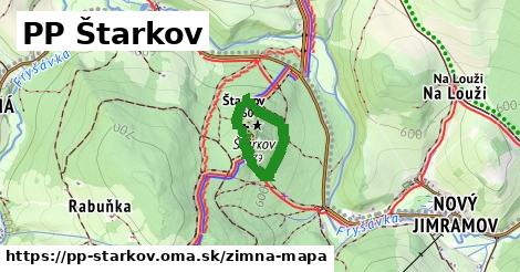 ikona PP Štarkov: 0 m trás zimna-mapa v pp-starkov
