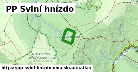 ikona Mapa autoatlas v pp-svini-hnizdo