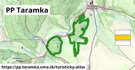 ikona Turistická mapa turisticky-atlas v pp-taramka