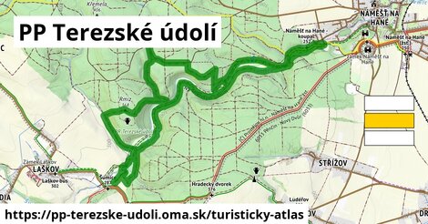 ikona PP Terezské údolí: 2,1 km trás turisticky-atlas v pp-terezske-udoli