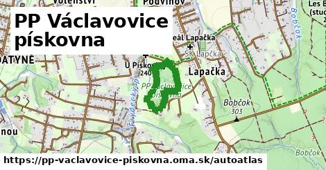 ikona Mapa autoatlas v pp-vaclavovice-piskovna