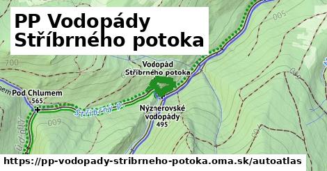 ikona Mapa autoatlas v pp-vodopady-stribrneho-potoka