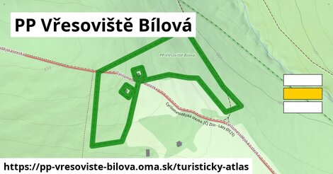 ikona Turistická mapa turisticky-atlas v pp-vresoviste-bilova