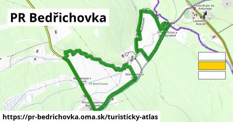 ikona Turistická mapa turisticky-atlas v pr-bedrichovka