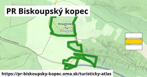 ikona Turistická mapa turisticky-atlas v pr-biskoupsky-kopec