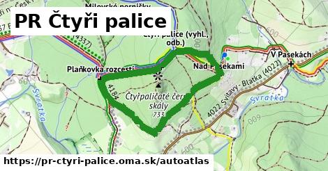 ikona Mapa autoatlas v pr-ctyri-palice