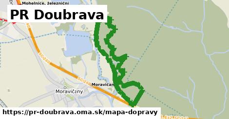 ikona PR Doubrava: 0 m trás mapa-dopravy v pr-doubrava