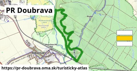 ikona Turistická mapa turisticky-atlas v pr-doubrava