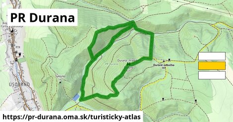 ikona Turistická mapa turisticky-atlas v pr-durana