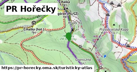 ikona PR Hořečky: 0 m trás turisticky-atlas v pr-horecky