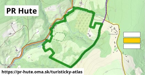 ikona Turistická mapa turisticky-atlas v pr-hute