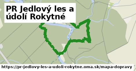 ikona PR Jedlový les a údolí Rokytné: 0 m trás mapa-dopravy v pr-jedlovy-les-a-udoli-rokytne