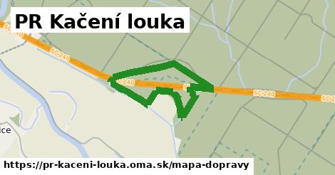 ikona PR Kačení louka: 2,8 km trás mapa-dopravy v pr-kaceni-louka