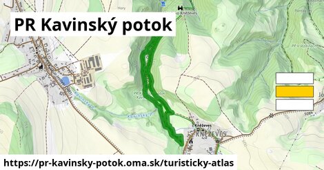 ikona Turistická mapa turisticky-atlas v pr-kavinsky-potok