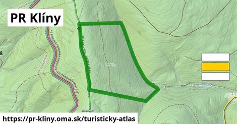 ikona Turistická mapa turisticky-atlas v pr-kliny