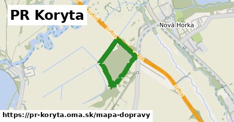 ikona PR Koryta: 0 m trás mapa-dopravy v pr-koryta